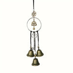 Tuzwa Witch Bells for Door – 1pc Metal Doorknob Hanging Bell Wind Chime, Decorative Witch Bell Door Hanger for Home, Entryway & Porch Decor