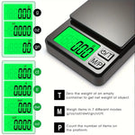 Tuzwa Precision Pocket Scale 1000g x 0.1g | Digital Gram Scale with Backlit LCD for Jewelry, Food, Coffee, Herbs & Travel