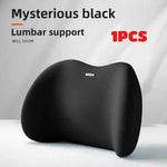 Tuzwa Car Neck & Lumbar Support Pillow – Ergonomic Car Seat Headrest & Back Support Cushion with Adjustable Straps for Driving Comfort