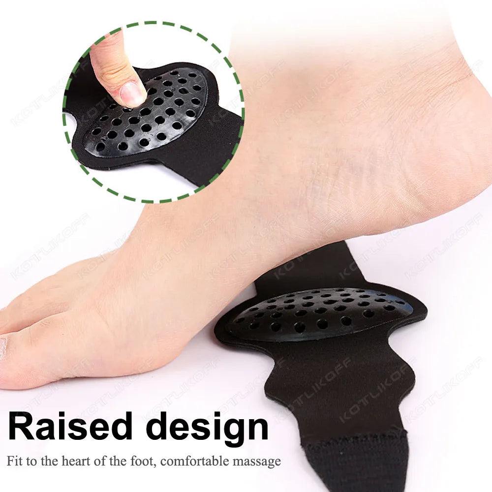 Tuzwa Gel Orthotic Insoles for Men – Arch Support Shoe Inserts for Flat Feet with Shock-Absorbing Cushioned Comfort, 1–3cm