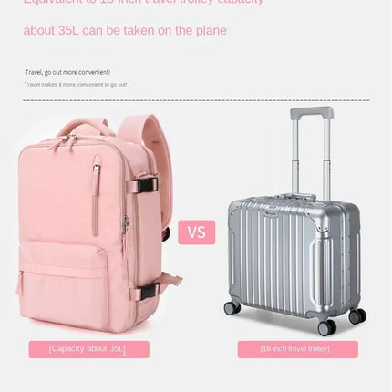Backpack for Travel with Shoe Compartment, Carry On Travel Backpack for Women and Men – image 10