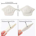 Tuzwa Adjustable Heel Pads for Shoes – Lightweight Foam Heel Cushions with Anti-Wear Support for Sports Shoes & Everyday Footwear