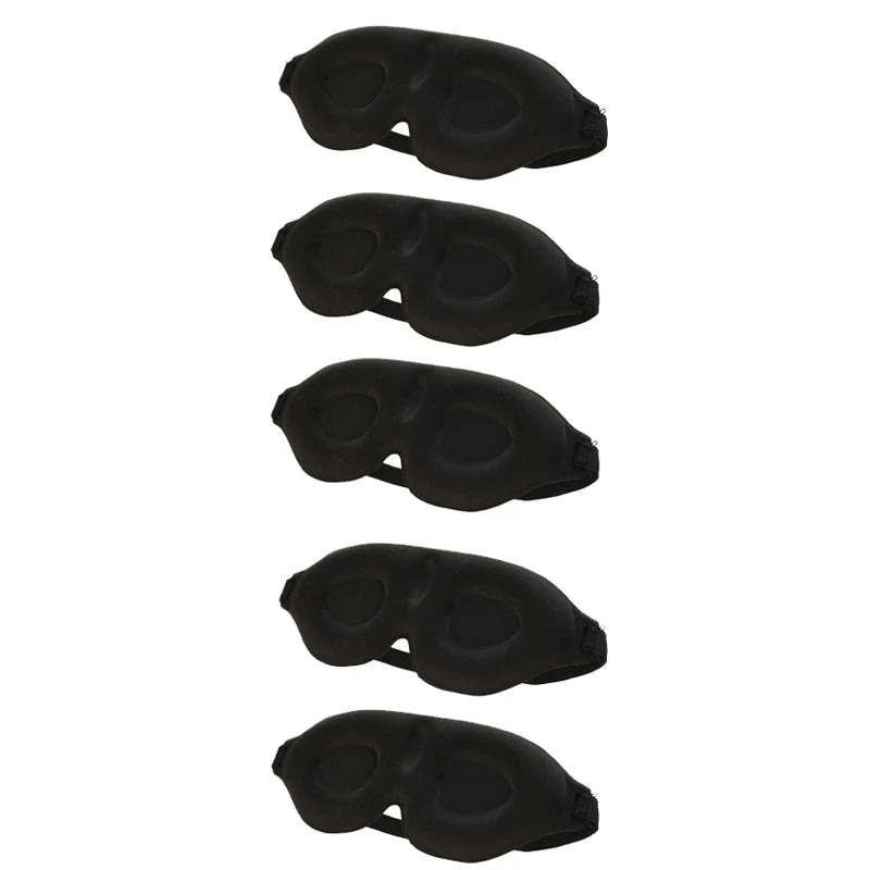 Tuzwa 3D Contoured Sleep Eye Mask – Light Blocking Ergonomic Sleeping Mask, Soft Breathable Polyester Rayon Eye Cover for Travel & Rest
