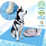 Tuzwa Extra Large Dog Cooling Mat – Breathable XL Pet Bed Mat, Machine Washable Summer Cooling Bed for Large Dogs & All Breeds