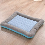 Tuzwa Pet Cooling Mat – Breathable 100% Cotton Summer Bed for Dogs & Cats, Machine Washable Cooling Pet Mat for Comfortable Rest