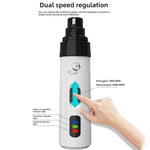 Tuzwa Dog Nail Grinder – USB Rechargeable Quiet Electric Nail Trimmer for Dogs, Portable Pet Nail Grinder for Small & Large Dogs