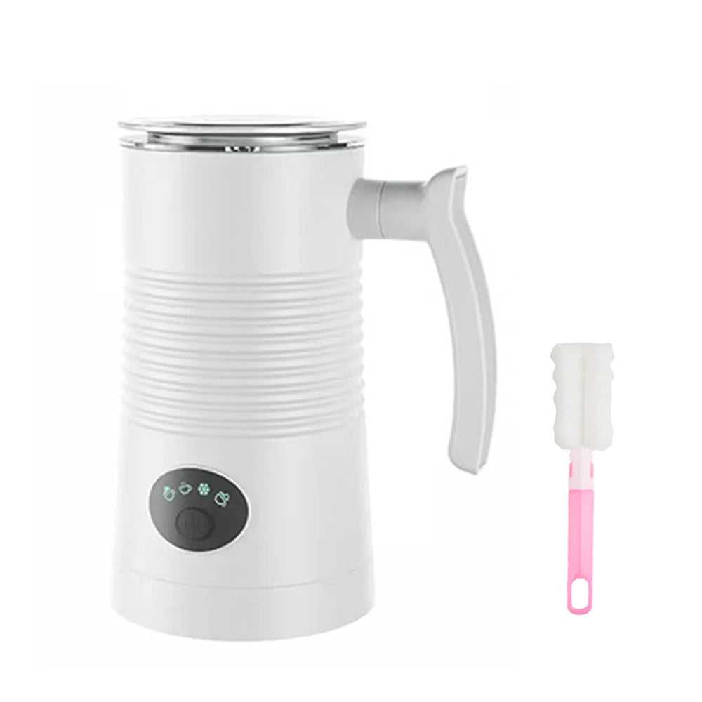 Tuzwa 4-in-1 Electric Milk Frother – Automatic Hot & Cold Milk Foamer for Latte, Cappuccino, Coffee & Milk Drinks