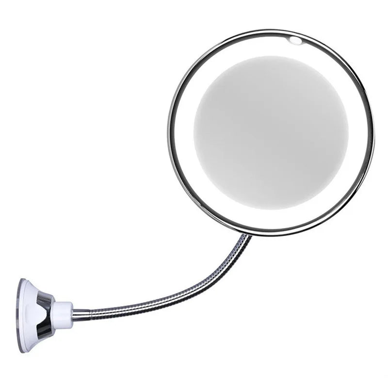 Tuzwa 10X Magnifying Makeup Mirror with Lights – Rechargeable Dimmable Touch Screen Vanity Mirror for Makeup & Grooming
