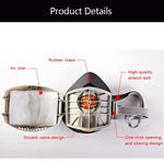 Tuzwa Dual-Layer Cotton Dust Mask with Adjustable Straps – Reusable Half Face Work Mask for Construction, Workshop & Industrial Tasks