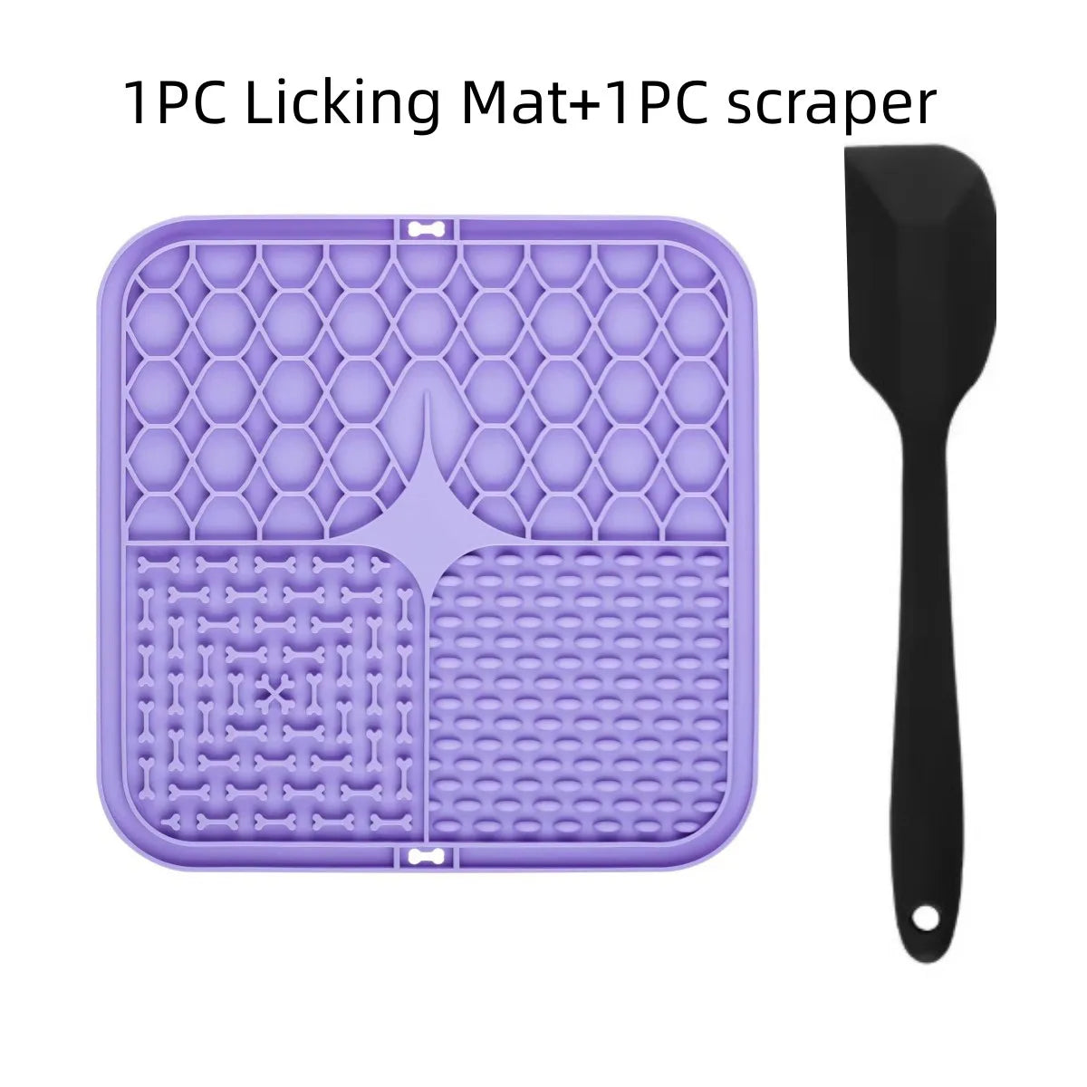Tuzwa Lick Mat for Dogs – Slow Feeder Dog Licking Mat with Suction Base, Interactive Enrichment & Training Tool for All Breeds