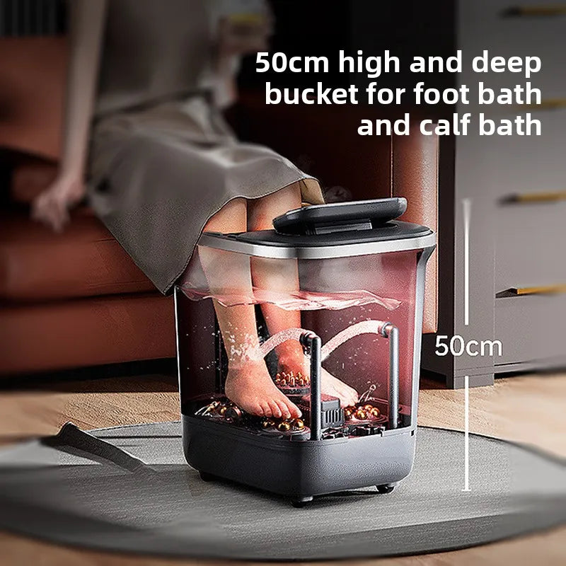 Tuzwa Electric Foot Spa Bath Massager with Vibration – Relaxing Foot Soaking Tub for Home Comfort & Foot Care
