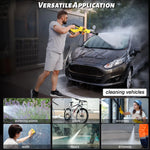 Tuzwa Cordless Pressure Washer for DeWalt Battery – Portable Electric Car Wash Gun with Foam Sprayer for Car, Garden & Outdoor Cleaning