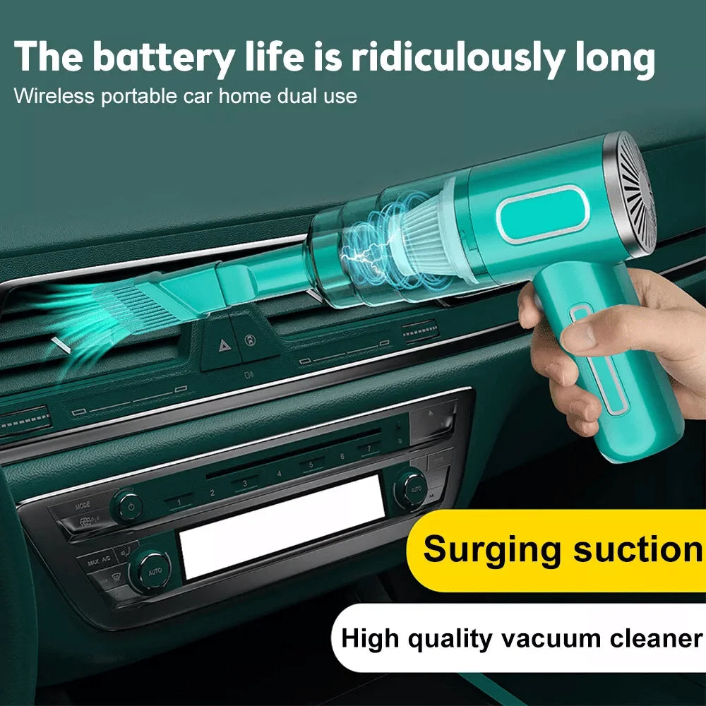 Tuzwa 29000Pa Cordless Handheld Vacuum Cleaner – Powerful Portable Vacuum for Car & Home, Lightweight Rechargeable Design