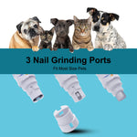 Tuzwa Dog Nail Grinder – USB Rechargeable 2-Speed Electric Nail Trimmer for Dogs, Quiet Pet Nail Grinder for Safe GroomingTuzwa Dog Nail Grinder – USB Rechargeable 2-Speed Electric Nail Trimmer for Dogs, Quiet Pet Nail Grinder for Safe Grooming
