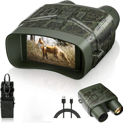 4K Digital Infrared Night Vision Binoculars with 5x Magnification and 3 Inch Screen – image 10