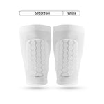 Tuzwa Mini Football Shin Guards – 18cm Lightweight Soft Shell Soccer Shin Pads, Comfortable Elastane & Nylon Leg Protection, Ages 13+
