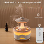 Tuzwa 350ML Mini USB Humidifier & Remote Control – Compact Aromatherapy Humidifier for Bedroom, Desk & Office
