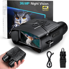 Night Vision Goggles Binoculars, 4K Digital Infrared Night Vision Binoculars with 5x Magnification and 3 Inch Screen