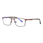 Tuzwa Blue Light Blocking Glasses for Men – Rectangle Computer Glasses for Screen Use with Lightweight Frame