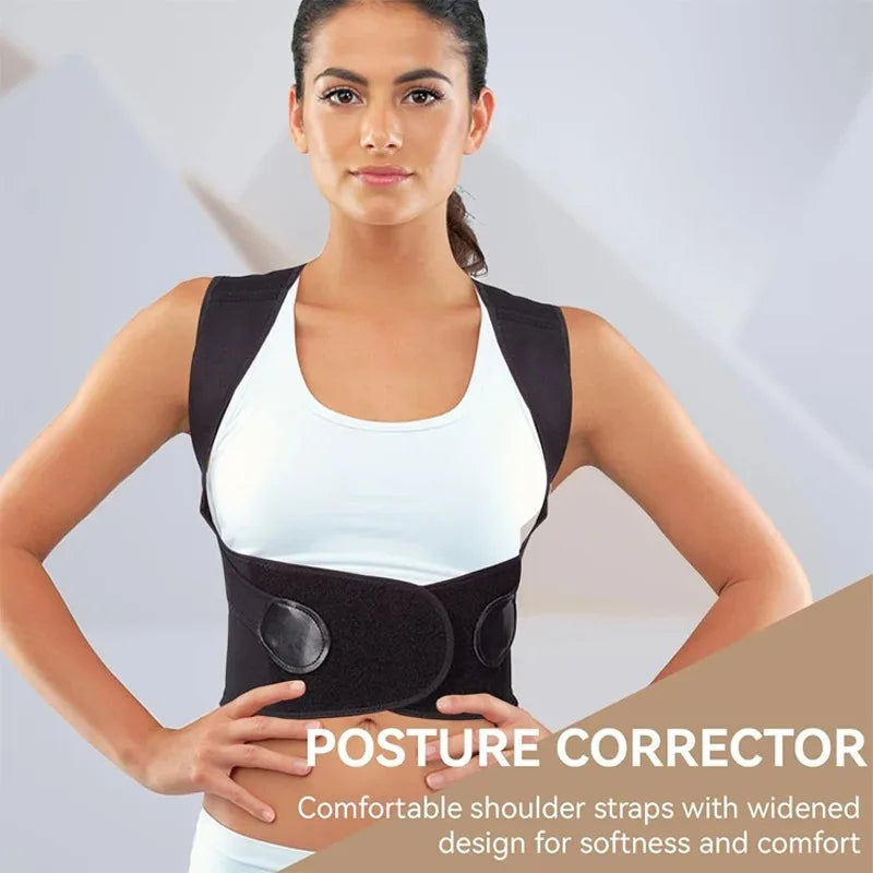 Tuzwa Posture Corrector for Women – Breathable Adjustable Back Support Brace for Upper Back, Shoulder & Posture Support