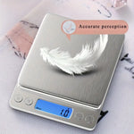 Tuzwa Digital Kitchen Scale | High-Precision Food Scale with LCD Display & Tare Function for Cooking, Baking & Meal Prep