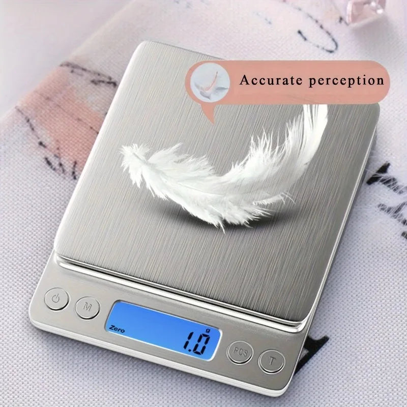 Tuzwa Digital Kitchen Scale | High-Precision Food Scale with LCD Display & Tare Function for Cooking, Baking & Meal Prep