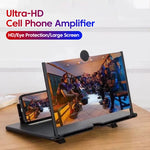Tuzwa 12-Inch Phone Screen Magnifier – Portable Smartphone Screen Amplifier for Videos, Movies & Mobile Viewing