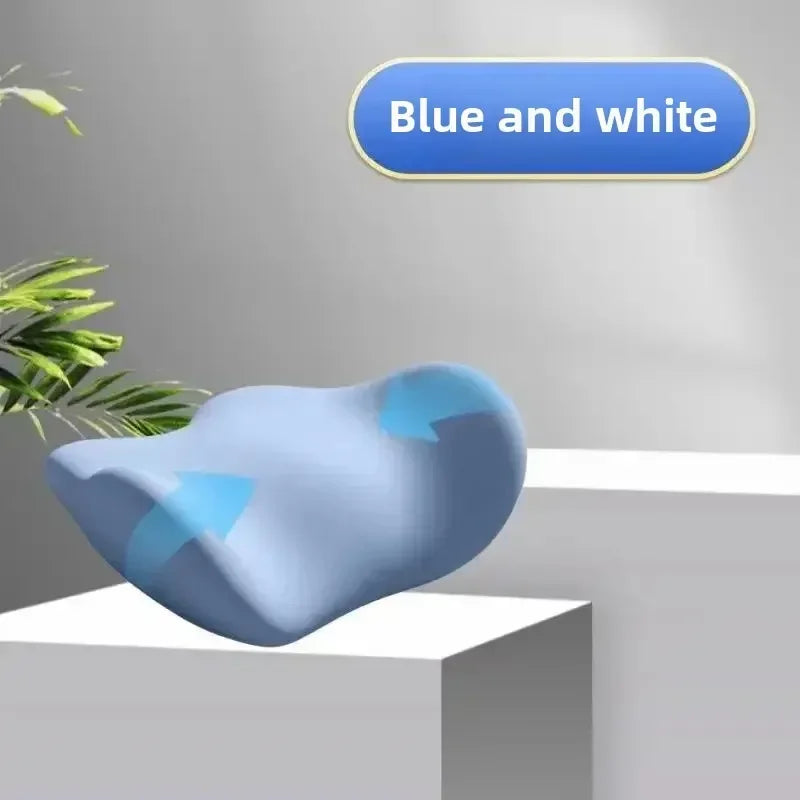 Tuzwa Lumbar Support Pillow for Chair – Ergonomic Memory Foam Back Support Cushion for Office, Home, Car & Travel