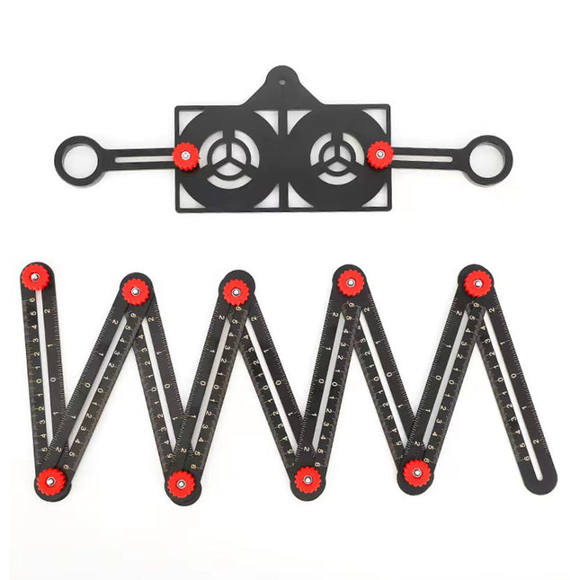 Folding Ruler Aluminum Alloy, Tile Work Measuring Stick