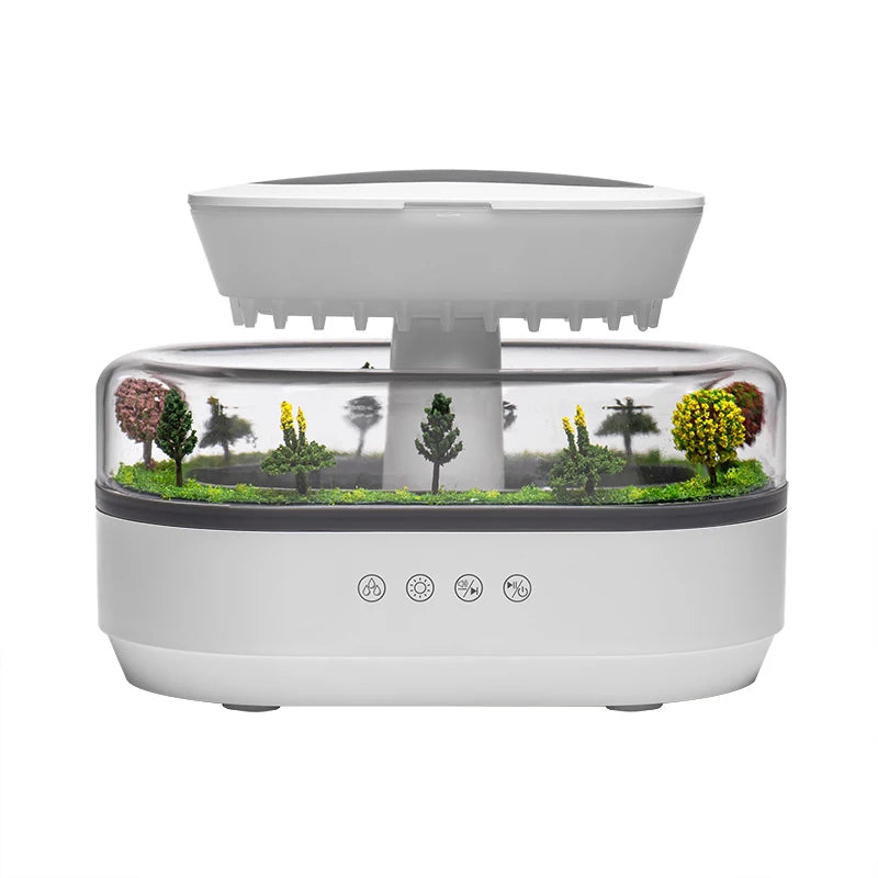 Tuzwa Ultrasonic Humidifier & Essential Oil Diffuser with Colorful LED Lights & White Noise – Aromatherapy Humidifier for Bedroom & Home