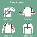Tuzwa Adjustable Posture Corrector for Men & Women – Breathable Cotton & Neoprene Back Support Brace for Everyday Posture Support