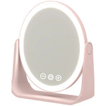 Tuzwa LED Makeup Mirror with Touch Dimming & 3X Magnification – Portable Lighted Vanity Mirror for Makeup & Grooming