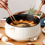 Tuzwa Multi-Layer Electric Cooker | Non-Stick Mini Hot Pot & Steamer with Rapid Heating for Rice, Noodles & Healthy Meals