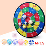 Tuzwa Sticky Ball Dart Board Game for Kids – Indoor Outdoor Target Toss Toy Set for Parent-Child Play & Family Activities