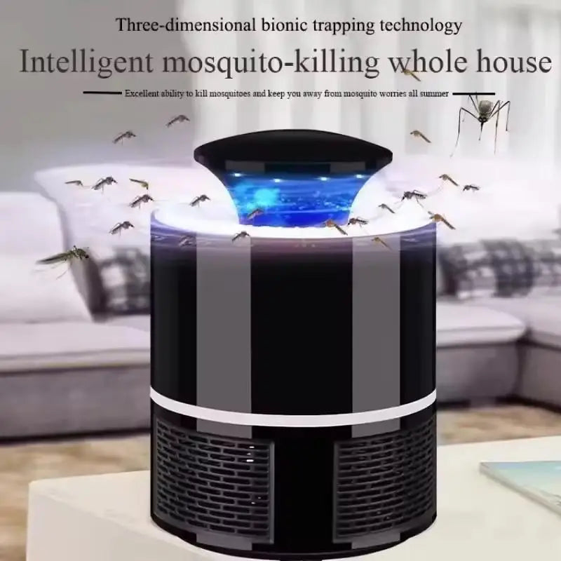 Tuzwa USB Photocatalyst Mosquito Killer Lamp – Starry Sky Suction Mosquito Trap for Bedroom & Indoor Home Use, 12V
