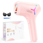 Tuzwa IPL Hair Removal Device with 990,000 Flashes – At-Home Face & Body Hair Remover with Single Lamp Head & Trimmer Attachment