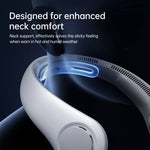 Tuzwa Rechargeable Portable Neck Fan | Hands-Free Personal Cooling Fan with 5000mAh Battery, 5 Speed Modes & USB-C Fast Charging