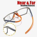 Tuzwa Multifocal Blue Light Reading Glasses for Men & Women – Lightweight Square Computer Readers for Reading & Screen Use