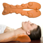 Tuzwa Adjustable Cervical Neck Support Brace with Traction & Massage – Neck Stretcher for Relaxation, Comfort & Posture Support