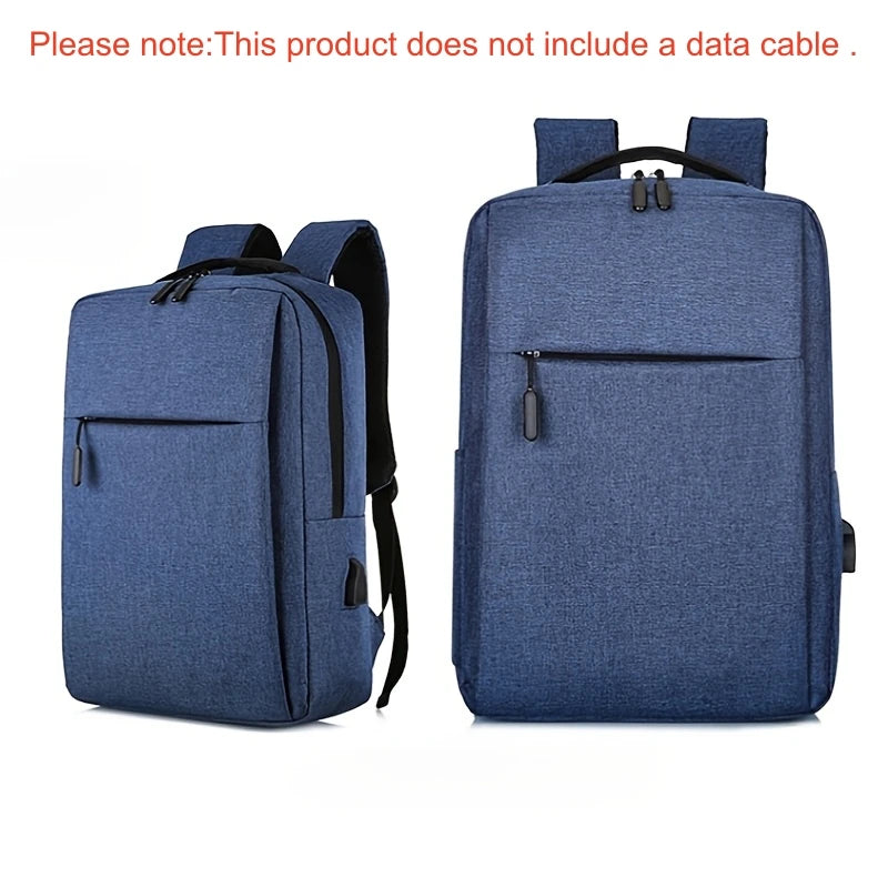 Tuzwa 15.6-Inch Laptop Backpack with USB Charging Port – Lightweight Computer Backpack with Padded Laptop Compartment for Work & Travel