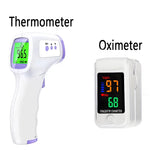Tuzwa Non-Contact Infrared Forehead Thermometer – Portable Digital No-Touch Thermometer with Fast Temperature Reading, Battery Operated
