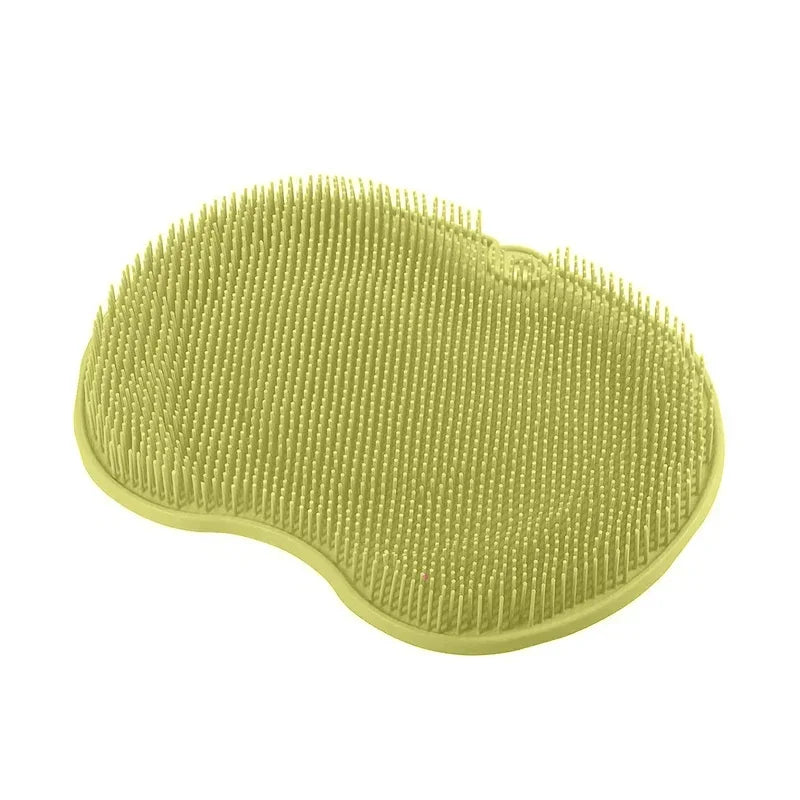 Tuzwa Exfoliating Foot Scrubber Bath Mat with Suction Cups – Non-Slip Shower Foot Brush & Massage Pad for Cleaning & Exfoliation