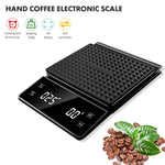 Tuzwa Digital Coffee Scale with Timer & LCD Display | Precision Espresso Scale for Pour Over, Drip & Coffee Brewing