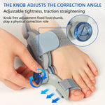 Tuzwa Adjustable Rotating Toe Separator – Big Toe Alignment Bunion Splint & Pedicure Foot Care Tool for Daily Comfort