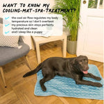 Tuzwa Pet Cooling Mat – 100% Cotton Breathable Summer Bed Mat for Dogs & Cats, Hand Washable Cooling Pad for Comfortable Rest
