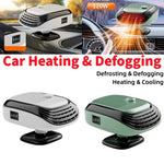 Tuzwa 12V Portable Car Heater & Windshield Defroster – 120W Fast Heating Car Defogger Fan with Cigarette Lighter Plug for Cars, Trucks & SUVs