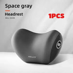 Tuzwa Car Neck & Lumbar Support Pillow – Ergonomic Car Seat Headrest & Back Support Cushion with Adjustable Straps for Driving Comfort