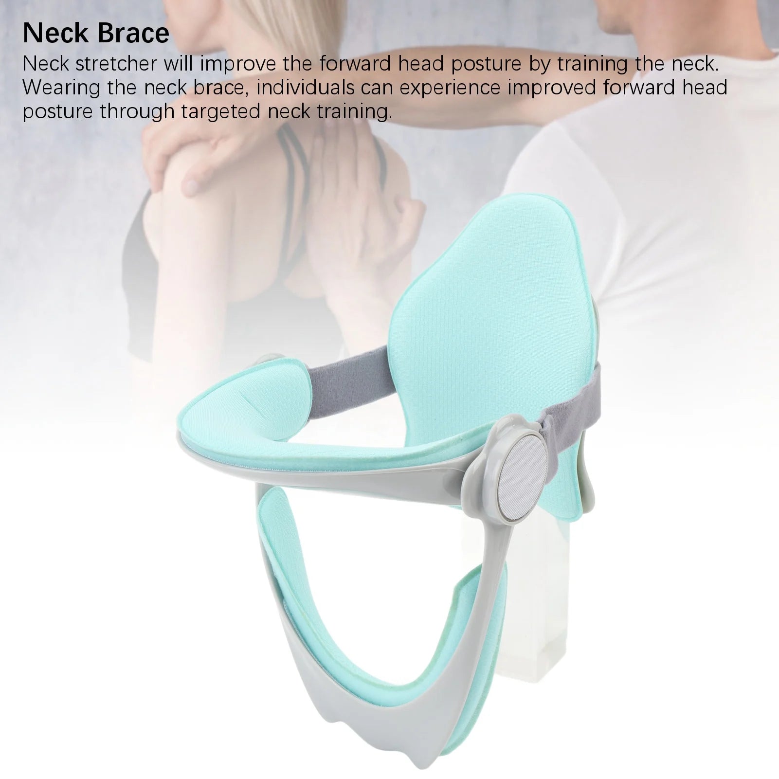Tuzwa Adjustable Cervical Neck Brace – Soft Padded Neck Support & Posture Aid, Lightweight Ergonomic Collar for Students, Study & Daily Wear