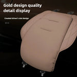 Tuzwa Nappa Leather Car Seat Cushion – Breathable Ventilated Seat Cover Pad for All-Season Driving Comfort