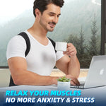 Tuzwa Posture Corrector Back Brace for Men & Women – Adjustable Breathable Full Back Support with Ergonomic Straps